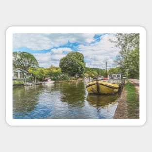 The Thames Path at Henley Sticker